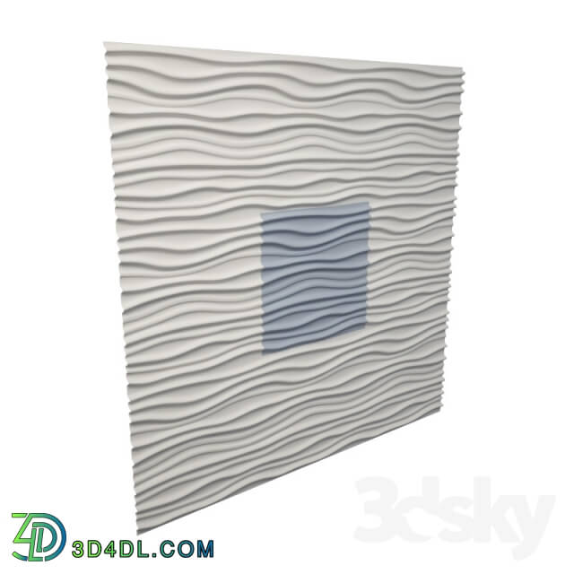 Other decorative objects - 3D wave Panel