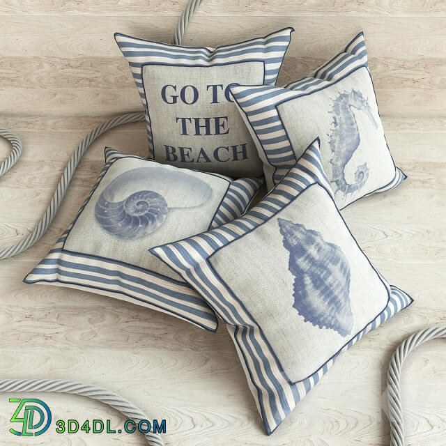 Pillows - Pillows in marine style