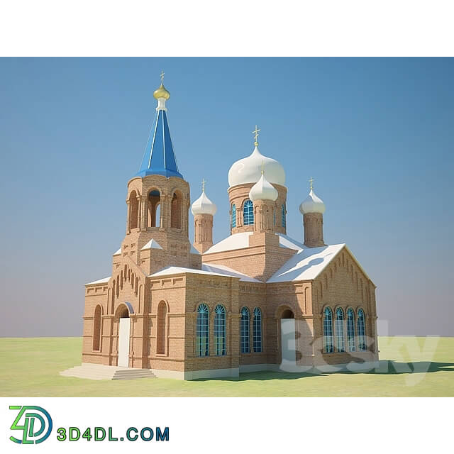 Building - Brick built orthodox temple