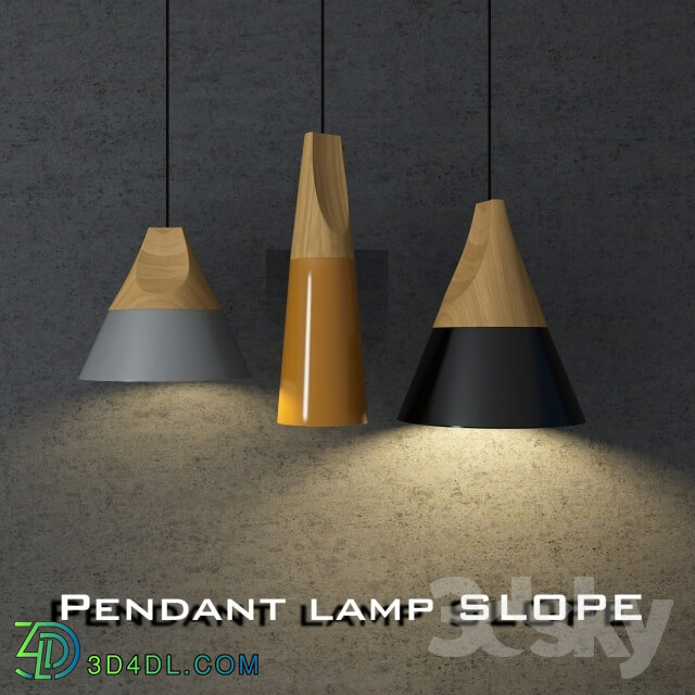 Ceiling light - Pendant lamp SLOPE