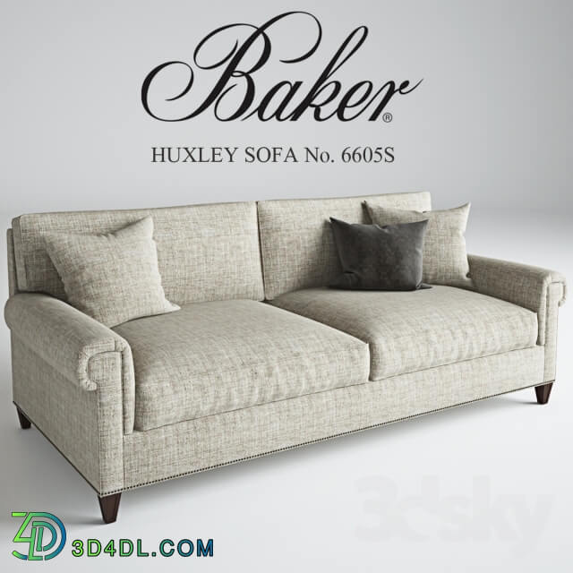 Sofa - Baker_ HUXLEY SOFA No. 6605S