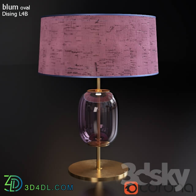 Table lamp - Blum oval L4B