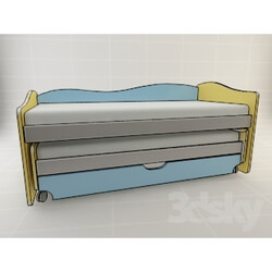 Bed - baby bed pull-out 