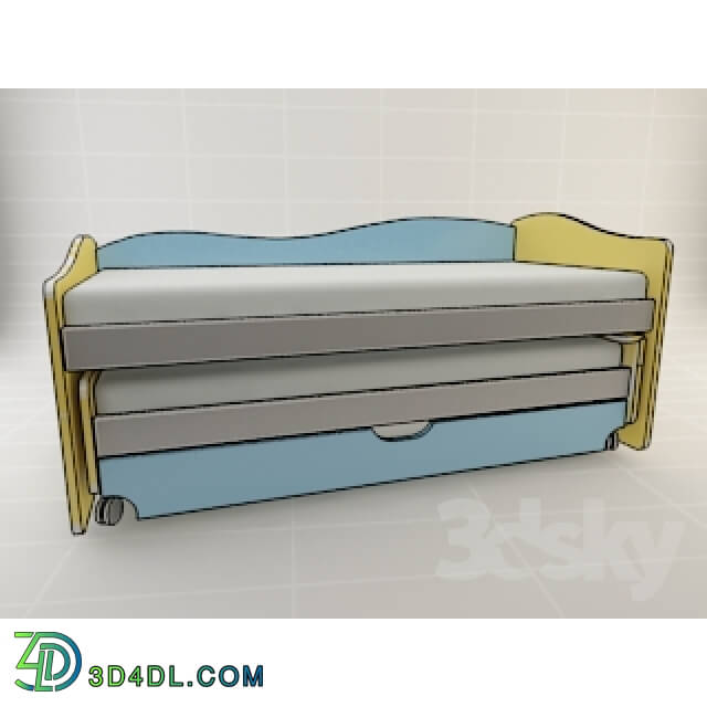 Bed - baby bed pull-out