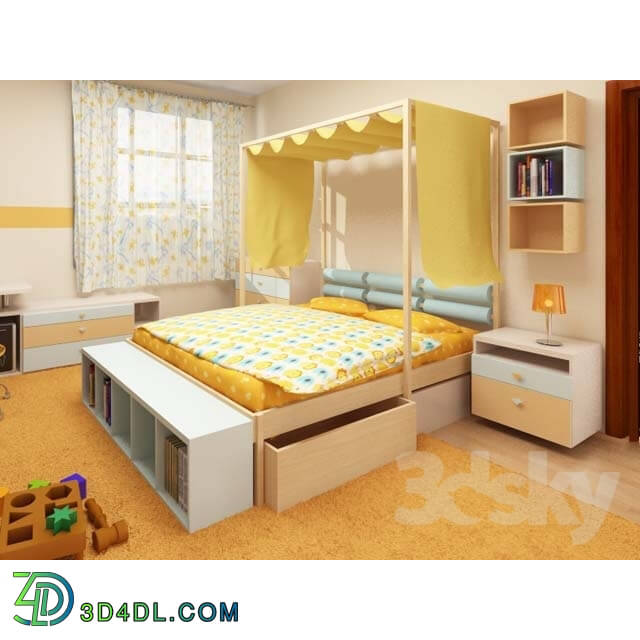 Full furniture set - Crib _amp_ furniture