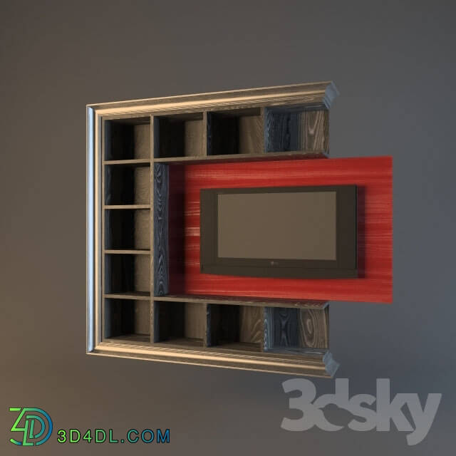 Wardrobe _ Display cabinets - CASTELLAN tv panel