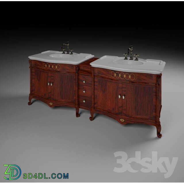 Bathroom furniture - Double Cabinet Mobili giglio 210-S