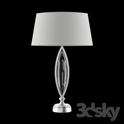 Table lamp - Fine Art Lamps_ 850210-11 _silver finish_ smooth crystals_ 