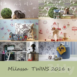 Wall covering - Children__39_s wallpaper collection Milassa TWINS 