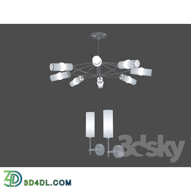 Ceiling light - chandelier _Blitz_ and 2 bra Kit