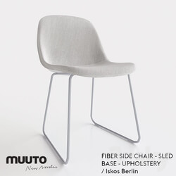 Chair - Muuto FIBER SIDE CHAIR Textile 