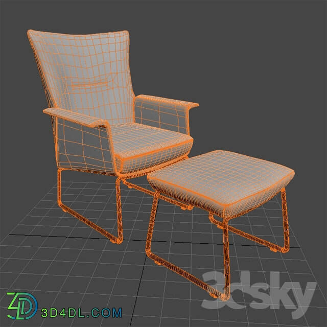 Arm chair - Armchair AIDA by Jori