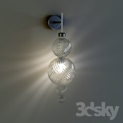 Wall light - SAN MARCO applique con vetro ambra 