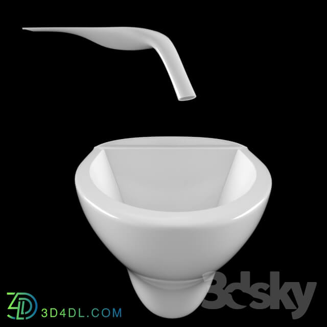 Toilet and Bidet - bidet Vitrra Freedom Wall-hung Bide