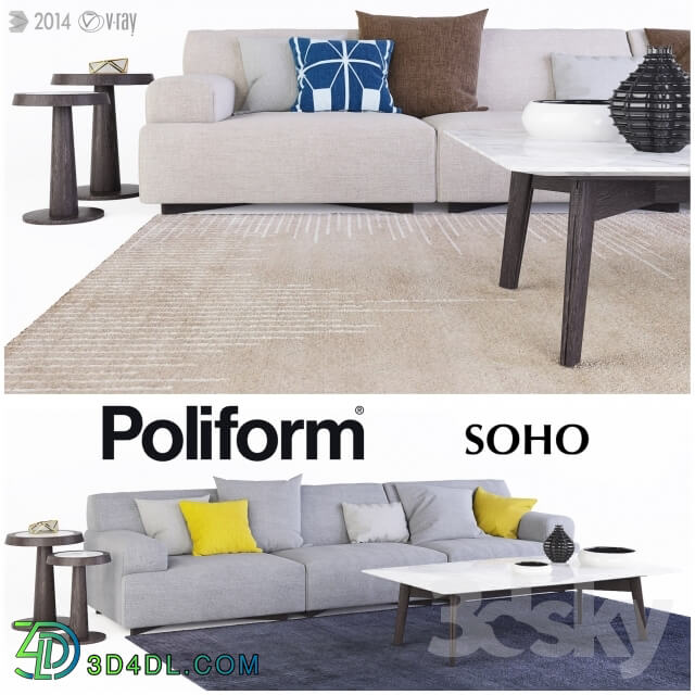 Sofa - Poliform Soho sofa