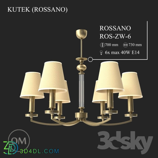 Ceiling light - KUTEK _ROSSANO_ ROS-ZW-6