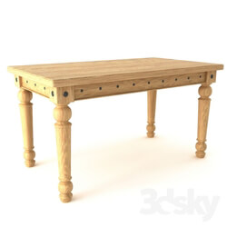 Table - Belfan_ Dining table _quot_Viking_quot_ GL-05 
