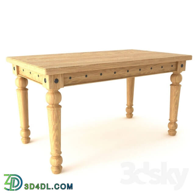 Table - Belfan_ Dining table _quot_Viking_quot_ GL-05