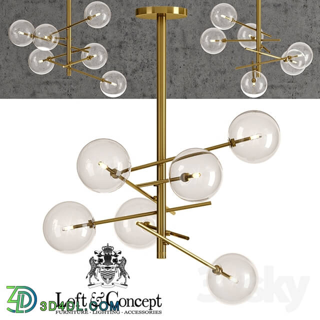 Ceiling light - Chandelier Bolle hanging lamp Gallotti _amp_ radice