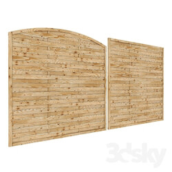 Other architectural elements - Wooden Fence 
