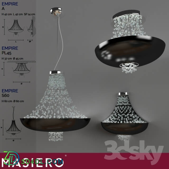 Ceiling light - Masiero _ Eclettica _ Empire