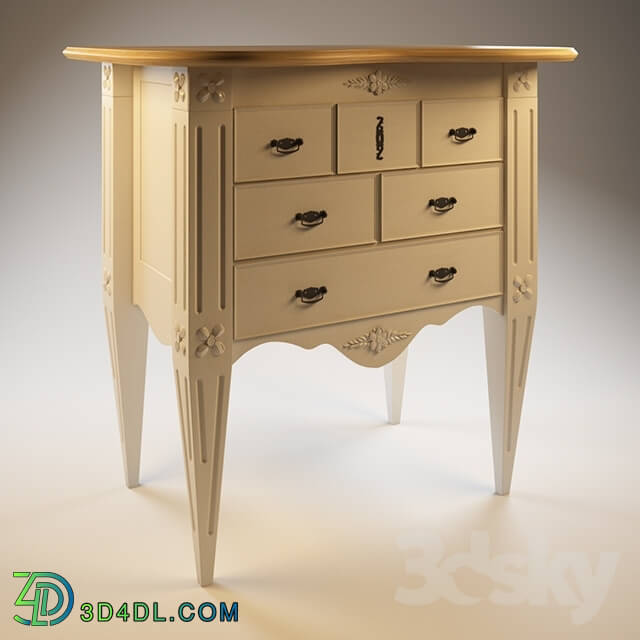 Sideboard _ Chest of drawer - Commode on legs _the author__39_s work_