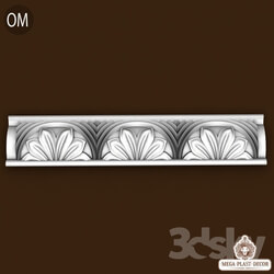 Decorative plaster - Om. Mega plast decor Cornice 