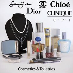Beauty salon - Set of cosmetics and toiletries 