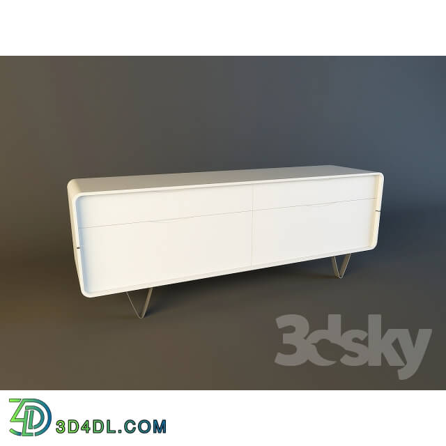 Sideboard _ Chest of drawer - Ligne roset_Bahut a 4 tiroirs