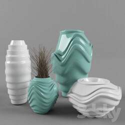 Vase - Decorative set of vases 