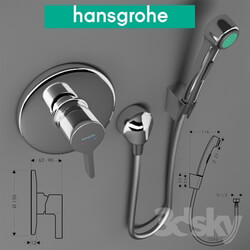 Faucet - Hygienic shower hansgrohe 