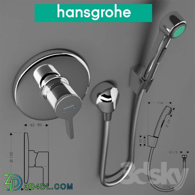 Faucet - Hygienic shower hansgrohe