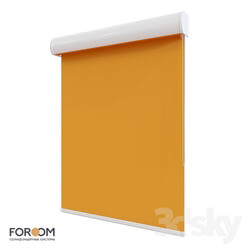 Curtain - GRANDE BOX roller blinds for covering the entire window 