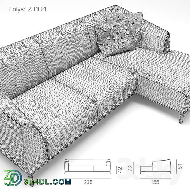 Sofa - Sofa DS 276_260