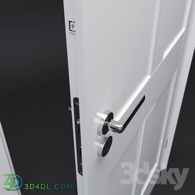 Doors - Classic white doors - Portadoors PortaSKANDIA model B0