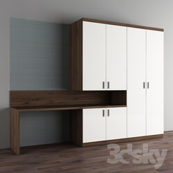 Wardrobe _ Display cabinets - Wardrobe 2a 