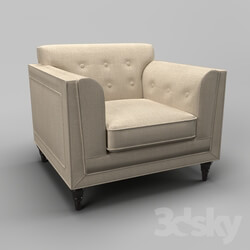 Arm chair - OM Fratelli Barri MESTRE chair in fabric cream mat _ART62737-C02__ legs in mahogany veneer finish _Mahogany C__ FB.ACH.MES.155 