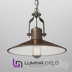 Ceiling light - _OM_ Suspension Lumina Deco Settore bronze 