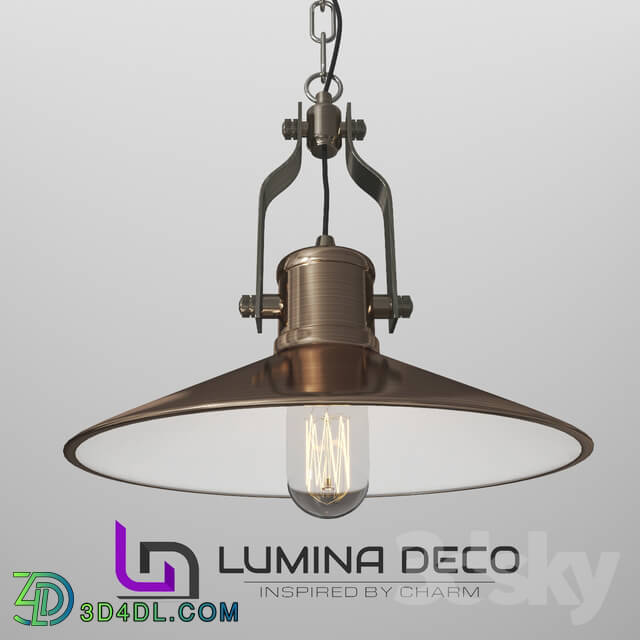 Ceiling light - _OM_ Suspension Lumina Deco Settore bronze