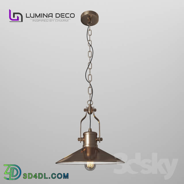 Ceiling light - _OM_ Suspension Lumina Deco Settore bronze