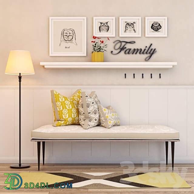 Decorative set - Furniture_ Hall 2