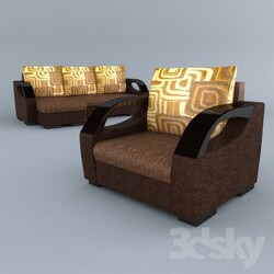 Sofa - Corner sofa and armchair _Sevilla_ 