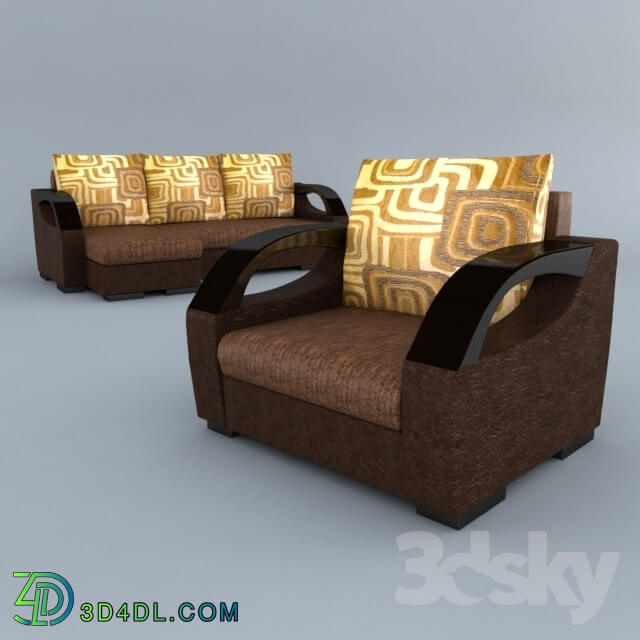 Sofa - Corner sofa and armchair _Sevilla_