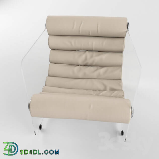 Arm chair - chair white leather