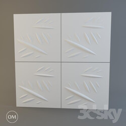 3D panel - _OM_ 3d wall panel _Artpole_ Defoliations 