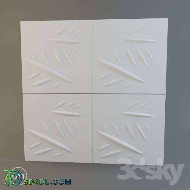 3D panel - _OM_ 3d wall panel _Artpole_ Defoliations