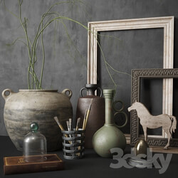 Decorative set - Decorative set with vases 