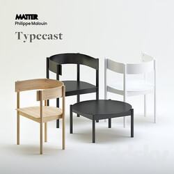 Table _ Chair - Typecast chair and coffee table for Matter 