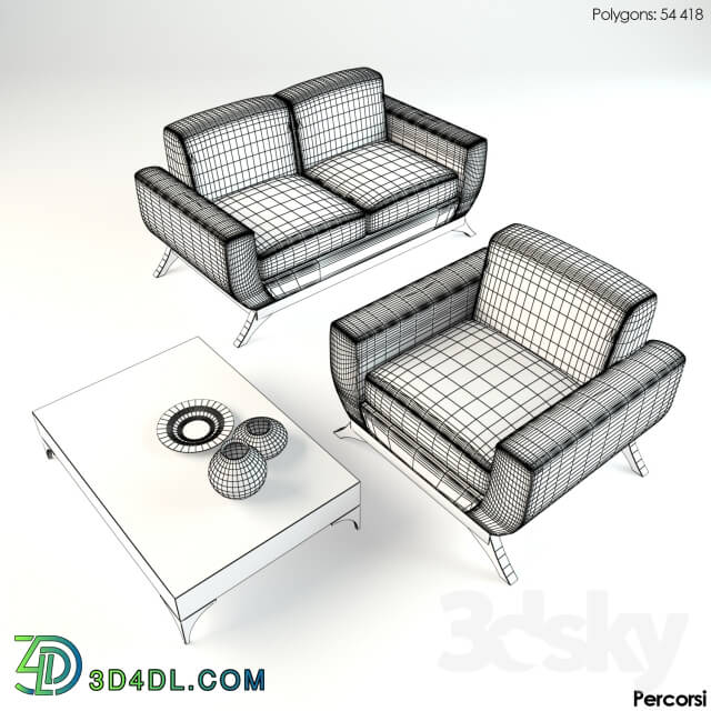 Sofa - Percorsi Furniture Set