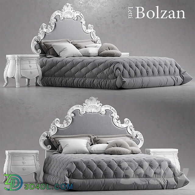 Bed - Bed Bolzan Letti FLORENCE CHIC